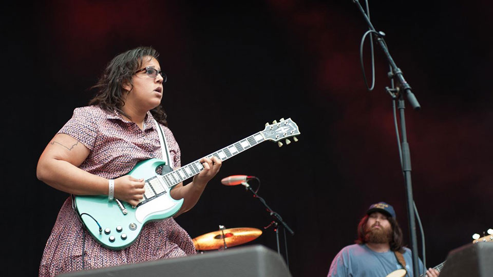 Brittany Howard and Zac Cockrell of Alabama Shakes at Way out West 2013 in Gothenburg, Sweden Credit Kim Metso / Creative Commons