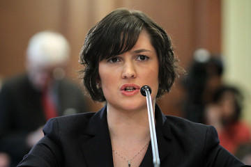 Sandra Fluke testifies before Democratic members of Congress on the Affordable Care Act's Contraceptive Mandates.