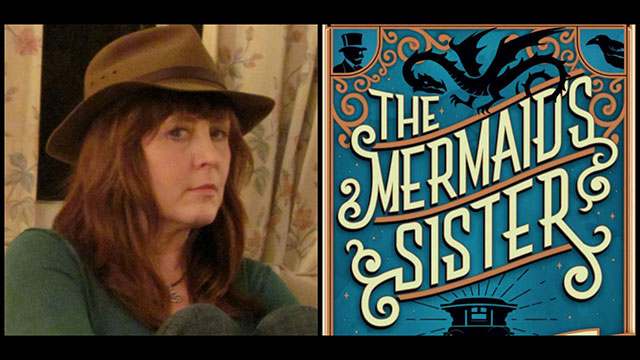 Reviewer Kris Allen and the cover of "The Mermaid's Sister"