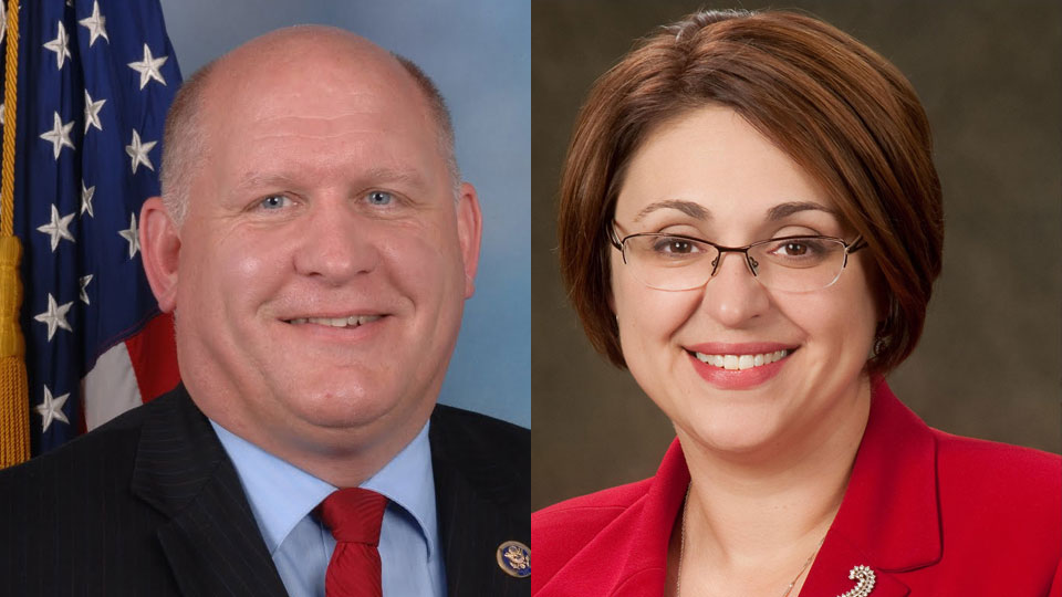 Congressional 5th District candidates - Glenn Thompson and Kerith Strano Taylor
