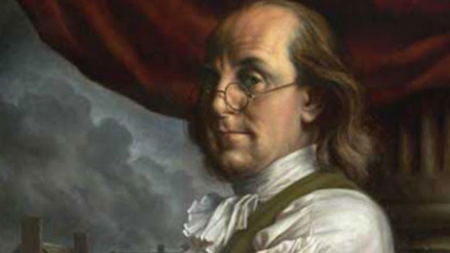 painting of ben franklin