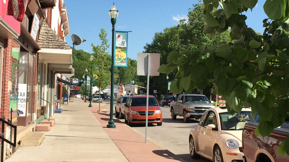 Photo of downtown Port Allegany