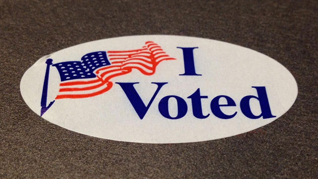 Photo of 'I Voted' sticker