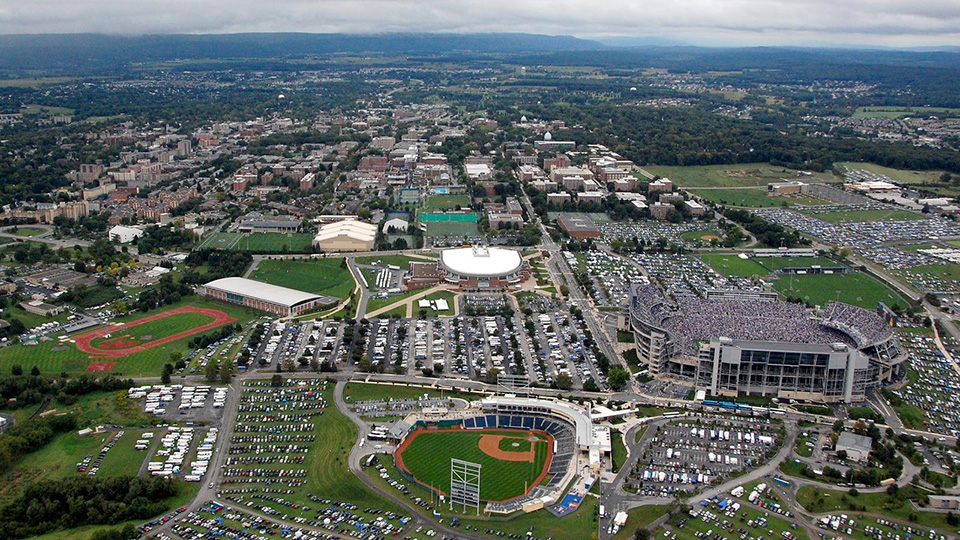Aerial view of State College