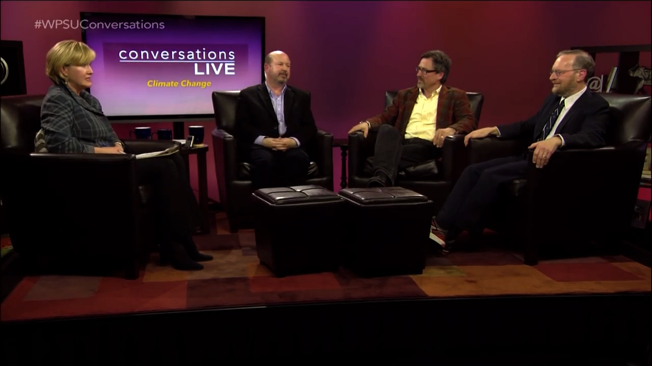 Patty Satalia and guests on the set of conversations live