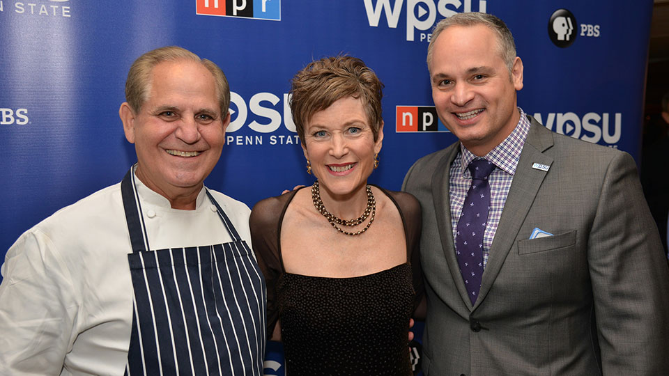 Chef John Folse with guests Carolyn Donaldson and Michael DelGrosso