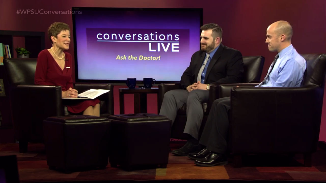 Carolyn Donaldson and guests on the set of Conversations Live