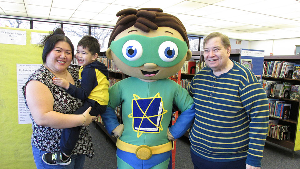 Super Why at Altoona Public Library