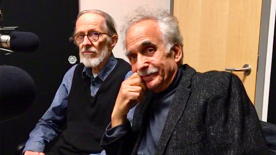 Underground cartoonist R. Crumb and Penn State Professor Jerry Zolten