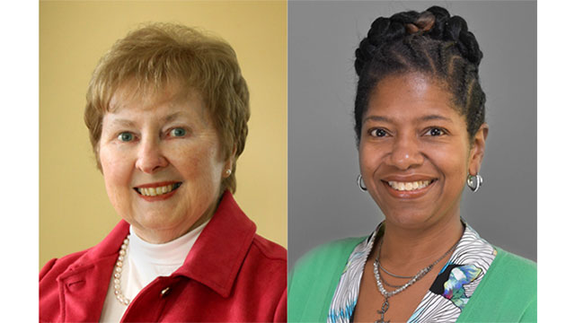 Patricia Best (left) and Leslie Laing are members of the State College/Centre County Task Force on Mental Health Crisis Services