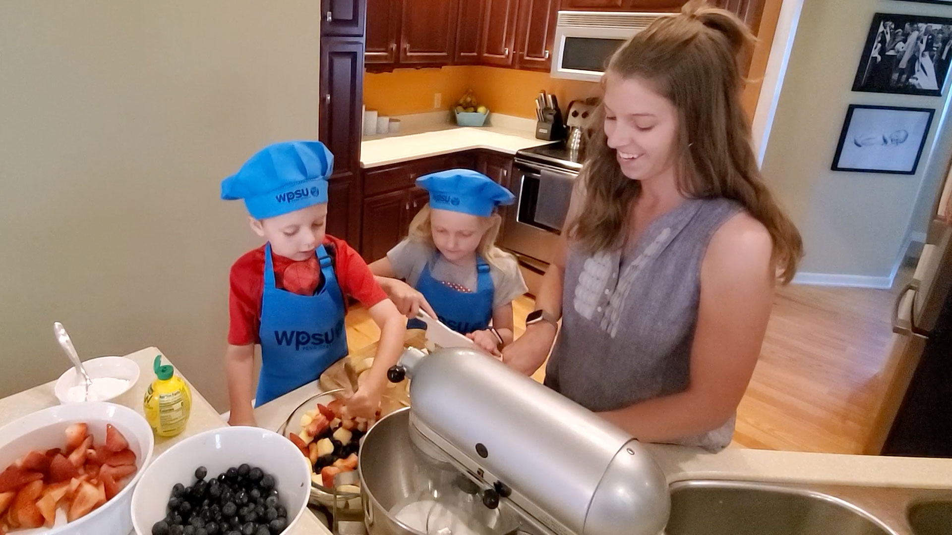 cooking with cassie and kids