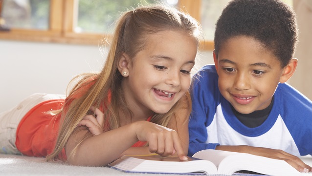 children reading