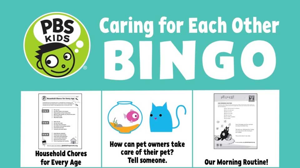 caring for each other bingo