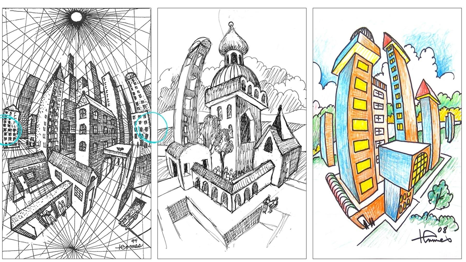 FourPoint Perspective Drawing Collection 