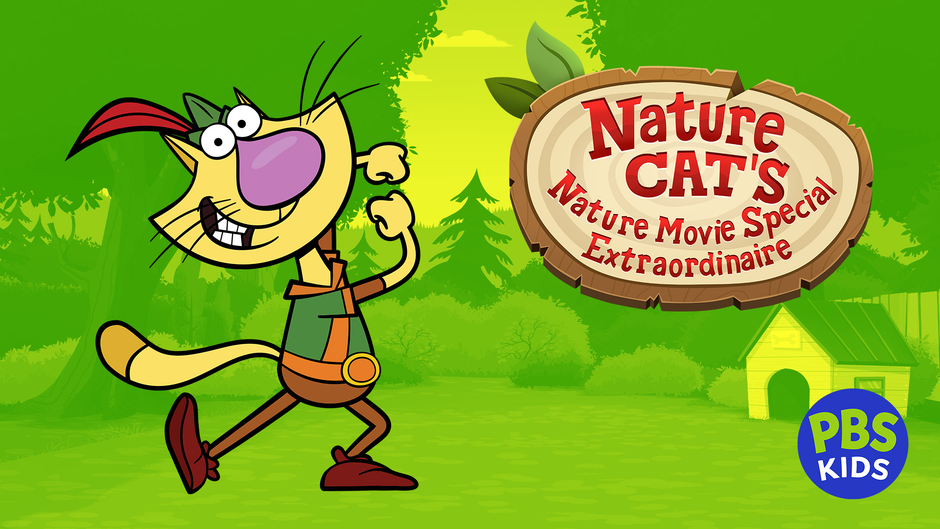 Cartoon character Nature Cat.